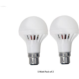 5 Watt Pack of 2 Led bulb (6 months warranty) - Electricals | Buy online on ZillyBuy