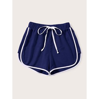 Vivient Women Blue Hosery Short
