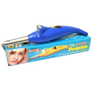 love4ride 2 in 1 Electronic Plastic Dolphin Gas Lighter Smart with LED Torch