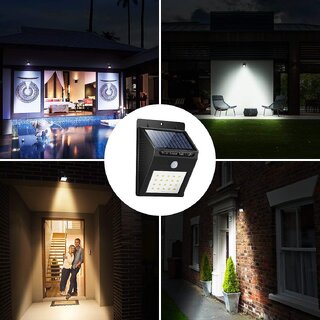 Solar LED Light (Wall Mounted Pack of 1) - Electricals | Buy online on ZillyBuy