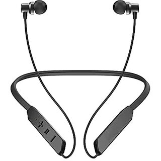 Rockers BT Max Bluetooth Wireless in Ear Earphones with Mic, Magnetic Neckband Bluetooth Headset