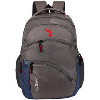 Life Today  15.6 Inch Laptop Backpack Grey  Blue bags 38 L Laptop Backpack  (Grey) - Handbags | Buy online on ZillyBuy