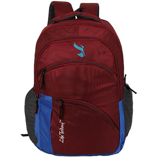 Life Today 15.6 Inch Laptop Bag - Laptop Backpack (Maroon) - Handbags | Buy online on ZillyBuy