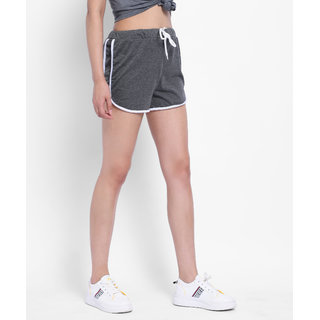 Vivient Women Grey Hosery Short