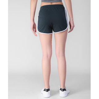 Vivient Women Green Hosery Short