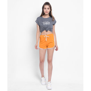 Vivient Women Mustured Hosery Short