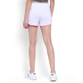 Vivient Women White Hosery Short