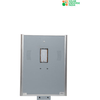 SUI 12 Watt All in One Solar Street Light With Inbuilt Battery and Motion Sensor (White)
