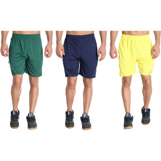 MRD SPORTS  YOGA SHORTS COMBO WITH ZIPPER POCKETS (FREE SIZE WAIST 28 to 34 INCH) (PACK of 3) - Track Pants | Buy online on ZillyBuy