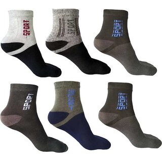 love4ride Men Multicolour Cotton Loafer Socks Pack Of 12 - Socks | Buy online on ZillyBuy
