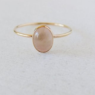 7 Ratti rose quartz  Ring With Natural Gold plated Ring by JAIPUR GEMSTONE