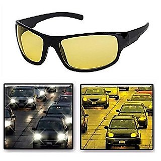 Alpha Night Vision Free-size Unisex Sunglasses Easy Day and Night HD Vision - Sunglasses | Buy online on ZillyBuy
