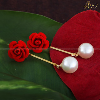 Vighnaharta Stylish Rose Gold Plated alloy Drop Earring for Women and Girls - Earrings | Buy online on ZillyBuy