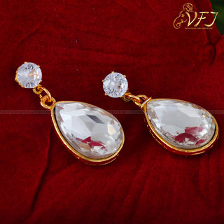 Vighnaharta Stylish Fancy Gold Plated alloy Drop Earring for Women and Girls - Earrings | Buy online on ZillyBuy