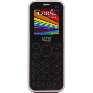 MTR M2 Bluetooth Dialer Mobile with Dual SimDual StandbyCameraMp3 PlayerFlash Light - Mobile Phone | Buy online on ZillyBuy