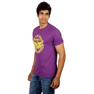 New Men Red Line Imperial Purple Crew Necks 2025 at ShopCircuit | ONDC