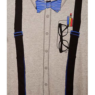 Latest Men Red Line Grey Melange Crew Necks 2025 at ShopCircuit | ONDC