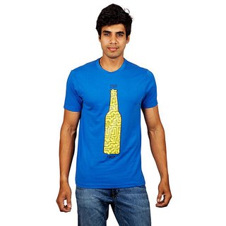 Elegant Men Red Line Blue Fit Crew Necks 2025 at ShopCircuit | ONDC