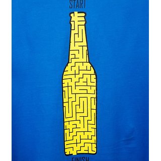 Elegant Men Red Line Blue Fit Crew Necks 2025 at ShopCircuit | ONDC