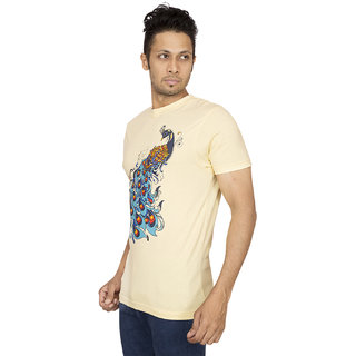 Modern Men Red Line Sandal Printed Crew Neck T-Shirt 2025 at ShopCircuit | ONDC