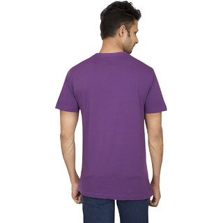 Stylish Men Red Line Imperial Purple Printed Crew Neck 2025 at ShopCircuit | ONDC