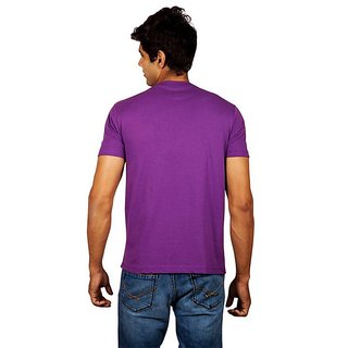 Affordable Men Red Line Imperial Purple Classy Printed Crew Necks 2025 at ShopCircuit | ONDC