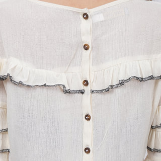 RAYON CRAP CROP TOP (WHITE)