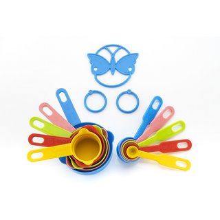 Cooking and Baking Measuring Cup and Spoon Set - Multi Purpose Kitchen Tool (Set of 10)