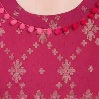 Goergette Printed Top (Red) (39)