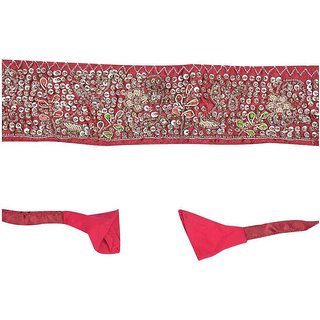 (YES TEN)Bead Work Belt  RED