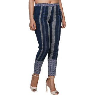 Yes Ten Stirped Cotton Trousers And Pants For Girls And Womens