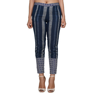 Yes Ten Stirped Cotton Trousers And Pants For Girls And Womens