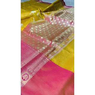 Pure Acrylic Anchal With cutting buta - Sarees | Buy online on ZillyBuy