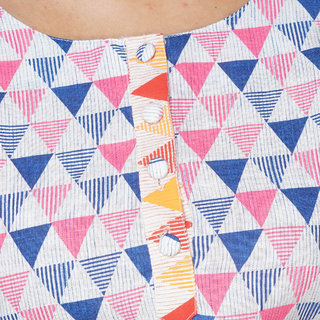 YES TEN Cotton check Kurti