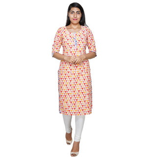 YES TEN Cotton check Kurti