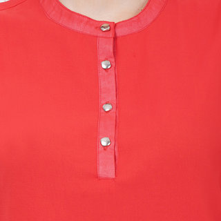 Solid Georgette Top Girls