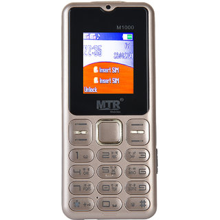 MTR M1000 Dual Sim 3000 Mah Battery Mobile Phone - Mobile Phone | Buy online on ZillyBuy