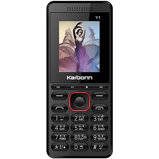 KARBONN Y1(Black, Red) - Mobile Phone | Buy online on ZillyBuy