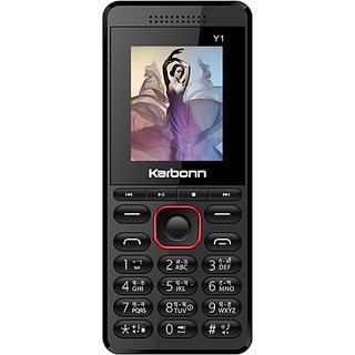 KARBONN Y1(Black  red) - Mobile Phone | Buy online on ZillyBuy