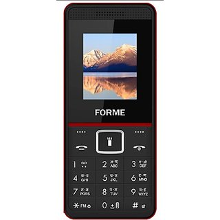 Forme D10(Black  Red) - Mobile Phone | Buy online on ZillyBuy
