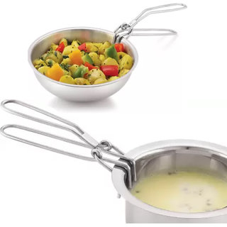Oc9 Steel Grater / Slicer and Roti Chimta / Cooking Tong and Utility Pakkad For Kitchen Tool Set