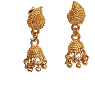 Earring brass plating alloy steel for girls (pack of 1) - Earrings | Buy online on ZillyBuy