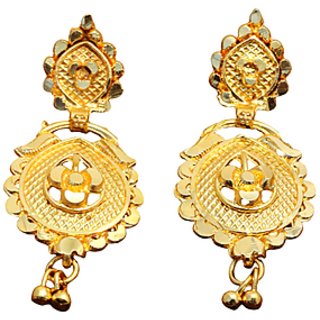 Earring brass plating alloy steel for girls (pack of 1) - Earrings | Buy online on ZillyBuy