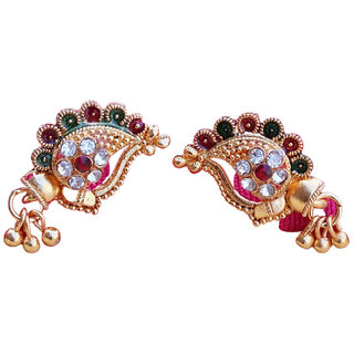 Earring brass plating alloy steel for girls (pack of 1) - Earrings | Buy online on ZillyBuy