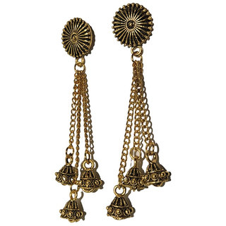 Earring brass plating alloy steel for girls (pack of 1) - Earrings | Buy online on ZillyBuy