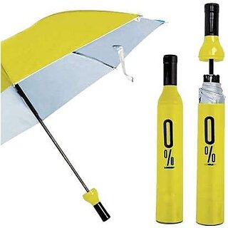 Bottle Shape Travel Foldable Umbrella for Gents Ladies (Assorted colors) - Home Improvement | Buy online on ZillyBuy