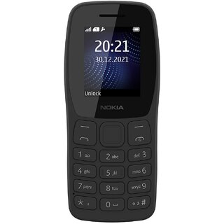 Nokia 105 Plus Single SIM, Keypad Mobile Phone with Wireless FM Radio, Memory Card Slot and MP3 Player - Mobile Phone | Buy online on ZillyBuy