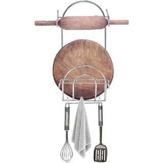 Oc9 Stainless Steel Chakla Belan Stand For Kitchen
