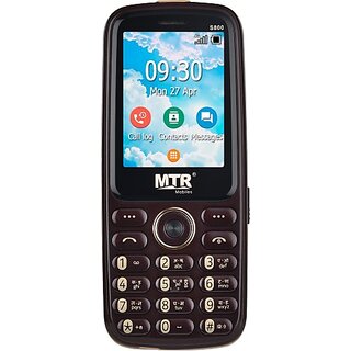 MTR S800 (Dual Sim, 2.4 Inch, 3000 mAh Battery, Maroon) - Mobile Phone | Buy online on ZillyBuy