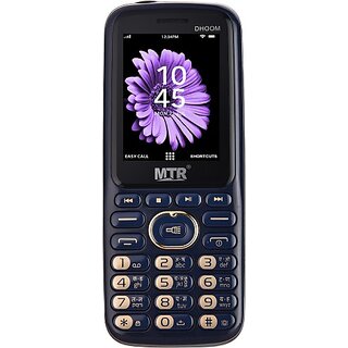 MTR DHOOM (Dual Sim, 2.4 Inch, 3000 mAh Battery, DARLK BLUE) - Mobile Phone | Buy online on ZillyBuy